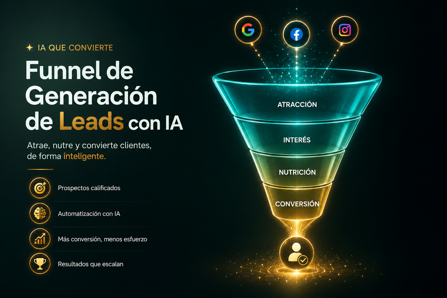 Sistema de generación de leads con IA: de anuncio a cliente calificado